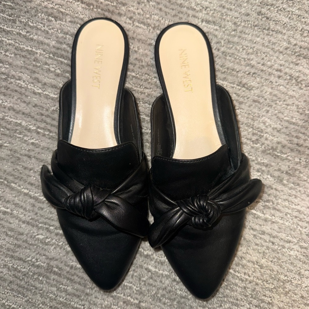 Nine West Black Women's Mules